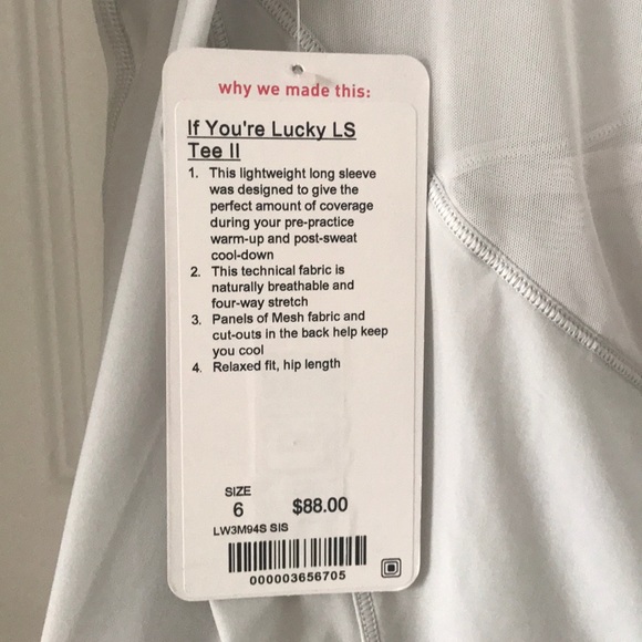 Lululemon “If You’re Lucky” Sheer Top - Picture 5 of 7